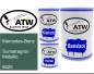 Preview: Mercedes-Benz, Sumatragrün Metallic, 6625: 500ml Lackdose + 500ml Klarlack + 250ml Härter - Set, von ATW Autoteile West.
